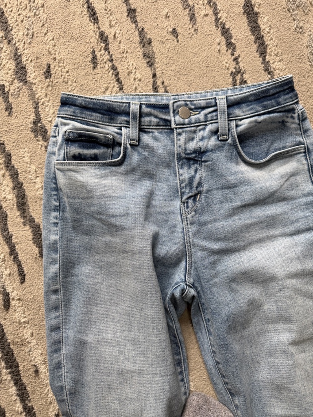 L’agence Ruth Jeans With Raw Hem (Loyola Wash) size 26 high rise - Picture 4 of 6